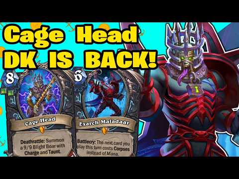 Shred UP Foes With Cage Head DK! Great Dark Beyond Hearthstone Death Knight Deck