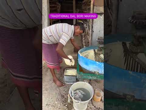 Traditional Dal Bori Making ❤️ #foodshorts #foodlover #ytshorts #trending #shorts #traditionalfood