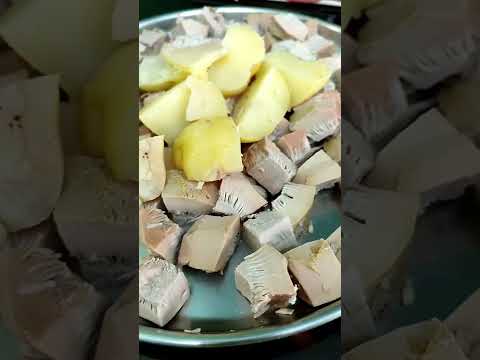 कटहल की सब्जी बनाने का ऐसा स्वादिष्ट तरीका | #shorts #kathal recipe#jackfruit#kathalkisabji