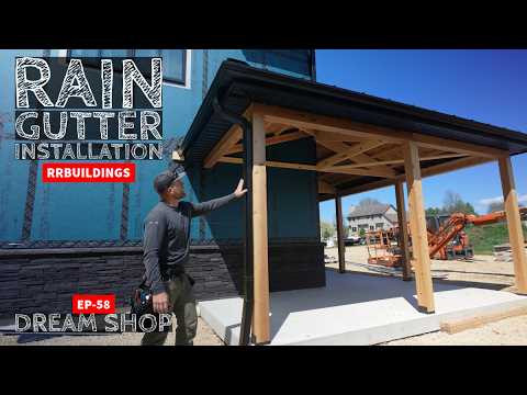 Rain Gutter Installation and New Soffit and Fascia Details.