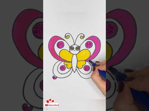 How to Draw a Beautiful Butterfly! 🦋🎨🖌️