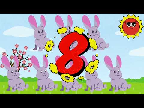 "Counting with Cute Bunnies: Learn Numbers 1 to 10 | Fun Educational Video for Kids"