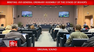 11 October 2024 Briefing-XVI General Ordinary Assembly of the Synod of Bishops