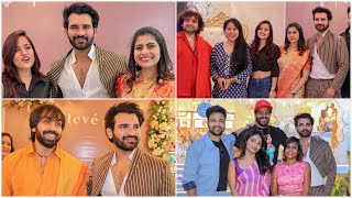 Star Studded Celebrities entrys at Akhil Sarthak Ventures into Eleve salon Opening In Madhapur