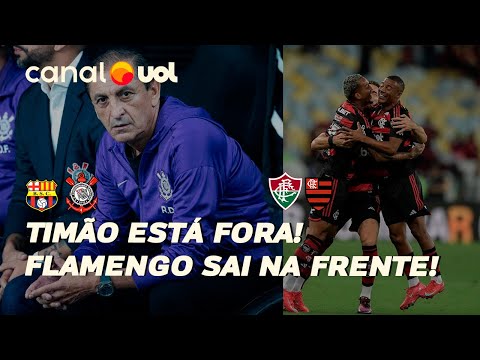 CORINTHIANS VENCE, MAS É ELIMINADO DA LIBERTADORES: O QUE FALTOU? FLAMENGO VENCE FLU NA 1ª FINAL E+