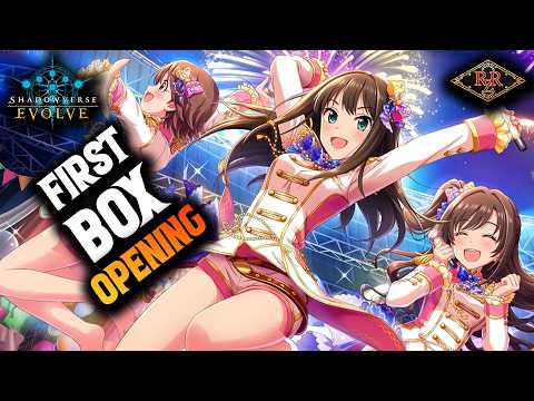 My FIRST IDOLM@STER CINDERELLA GIRLS booster box opening! Shadowverse Evolve TCG