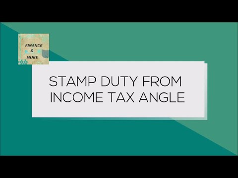 Stamp duty deduction under section 80C