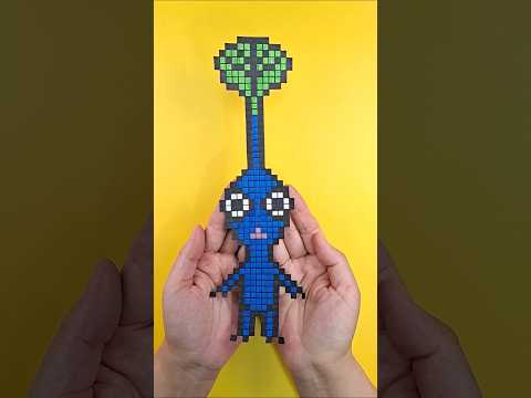 pixel art blue pikmin #pixelart #drawing #pikmin