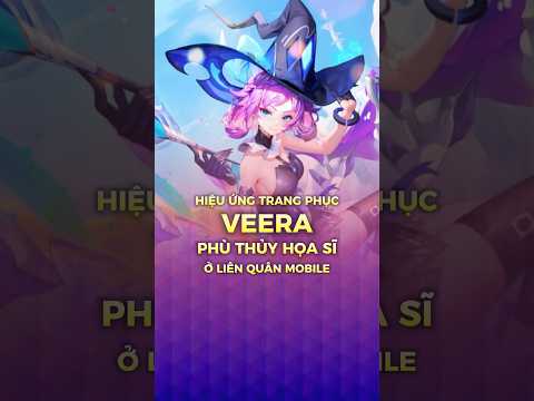 Hiệu ứng Skin Veera Phù Thủy Hội Họa sắp ra mắt ở Liên Quân Mobile #shorts #liênquânmobile