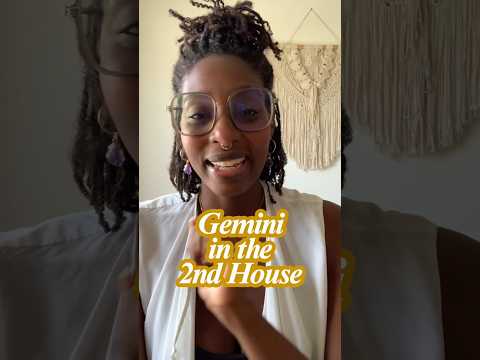 Gemini in the 2nd House #gemini #2ndhouse