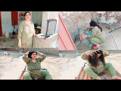 Malish | Head massage | Kapre wash | Sb ko monh torr jwab de diya