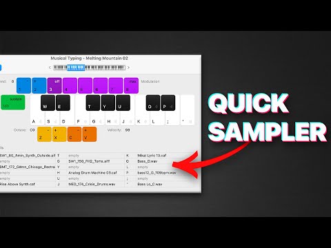 How to Quick Sample in GarageBand