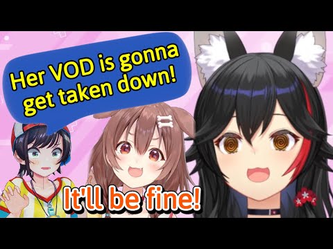 Korone Almost Destroys Mio's Channel By Making the Same Joke 3 Times [Hololive/SMOK]