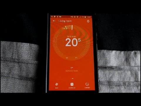 How to set a schedule on NEST Thermostat 3rd Generation - NEST App Demo