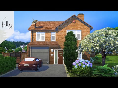 The NOSTALGIA Series | Detached British 90's/00's House | The Sims 4 Speed Build