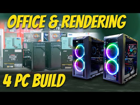 RENDERING & BASIC OFFICE USEAGE PC BUILD | #budgetpc #gamingpc #byos