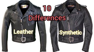 Leather vs synthetic jacket. चमड़े की जैकेट व रेग्जीन कि जैकेट में क्या अंतर होता है ।