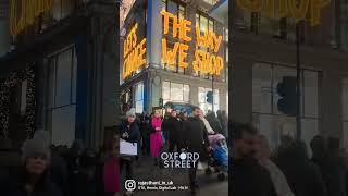 The Longest Shopping Street in the world #oxfordstreetwalk