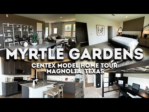 Myrtle Gardens - Centex Model Home Tour | New Construction Magnolia, Texas