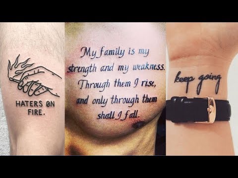 Awesome Quote Tattoos