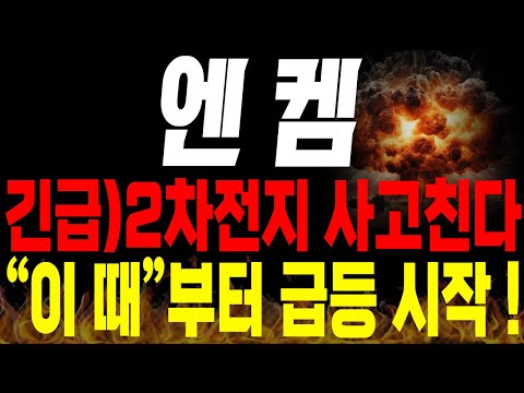 [엔켐 주가전망] 💥긴급💥2차전지 사고친다, "이 때" 부터 급등 시작!🔥 #전해액 #2차전지 #박순혁 #선대인tv 김프로 #msci편입