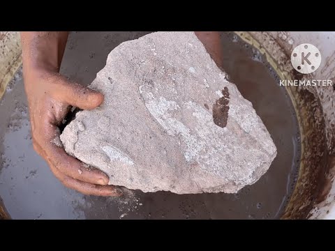 RED SAND CRUMBLING IN WATER | RELAXING ASMR SOUND