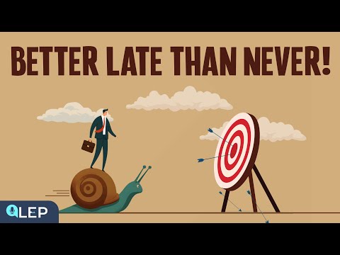 Better Late Than Never! | 🎙️ 8 Minute English | Beginner