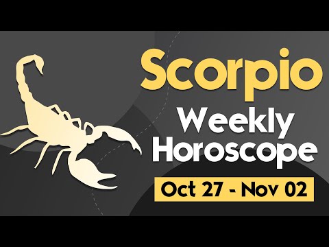 Scorpio Weekly Horoscope: October 27 to November 02, 2024