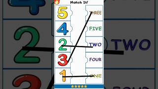 number match it || #shorts2023 #kindergarten #nurseryrhymes #youtubeshortsvideo #shortsviral #kidstv