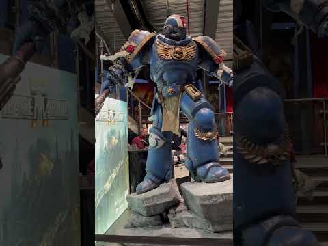 Massive Titus Statue at Warhammer World #spacemarine2 #warhammer #tabletopgame