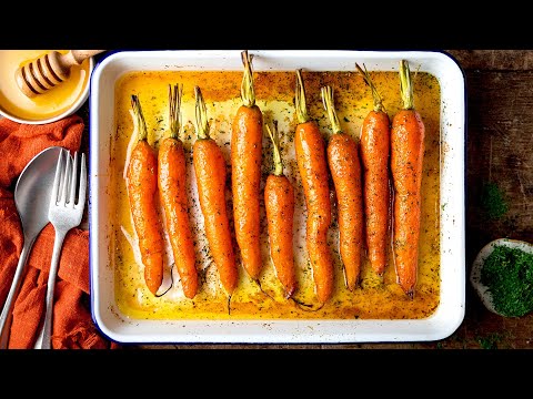 Super Impressive & Easy Side Dish | Honey Roasted Carrots