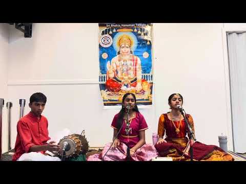 Sri Bhakta Hanuman Temple Performance | Jan-12-2025 | #Keyura Arul & #Kirthika T Venkat