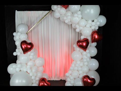 Valentine's day Balloon Garland DIY | How To | Tutorial | NEW Frame Review