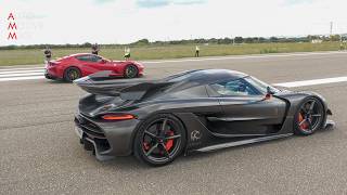 NAKED CARBON Koenigsegg Jesko vs Mercedes-AMG ONE