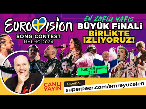 EUROVISON 2024 FİNALİNİ HEP BİRLİKTE İZLİYORUZ !!! - Live on #superpeer 🤙