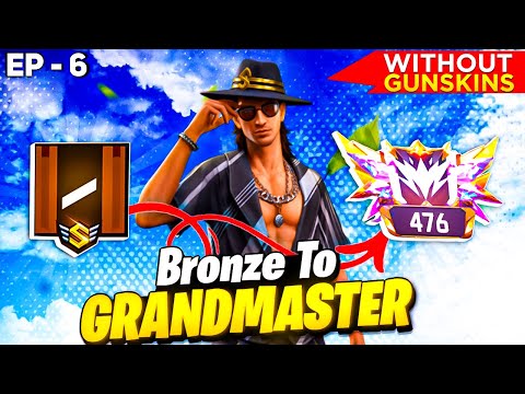 Bronze To Grandmaster 🔥 In New ID | No Gun Skin Challenge | Solo Vs Duo ☠ Ep-6