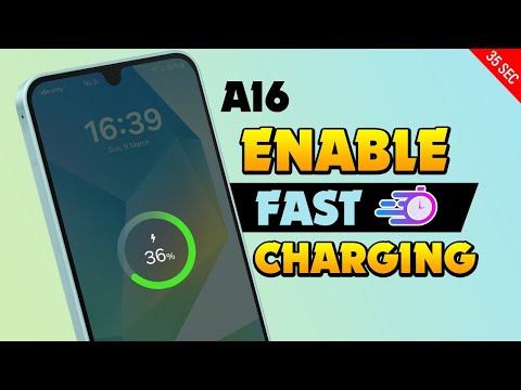 How To Enable Fast Charging On Samsung Galaxy A16 || Charge Galaxy A16 Faster