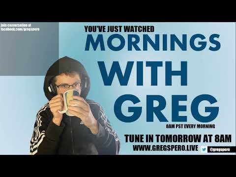 MORNINGS WITH GREG!!!