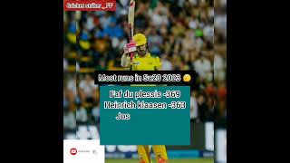 most runs in Sa20 2023 🤔🤔🤔🤔🤔#sa20league #sa20live #aakashchopra #cricket #viral