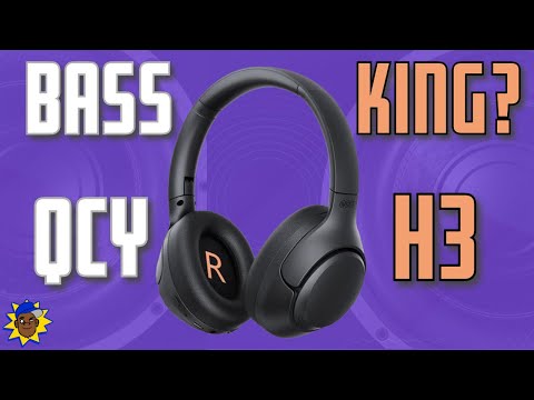 QCY H3 ANC Headphone Review and CRAZY Bass Test!