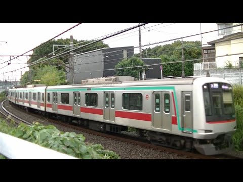 東急5000系5109F準急中央林間行き&東京メトロ08系第3編成急行久喜行き 田園都市線長津田－つくし野にて