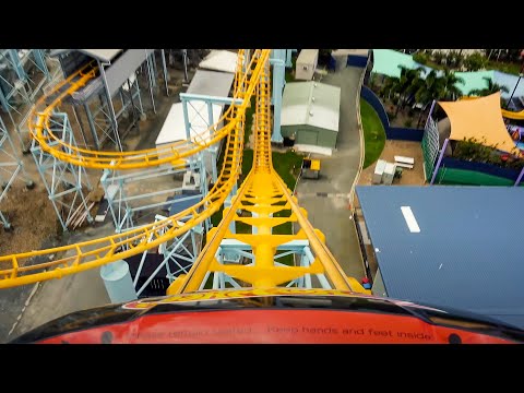 Hot Wheels Sidewinder POV - 4K On-Ride Point of View - Dreamworld, Gold Coast