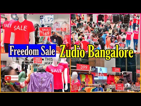 Freedom Sale | big discount | Starting from Rs 49/- | Zudio Bangalore Sale offer| huge discount Sale