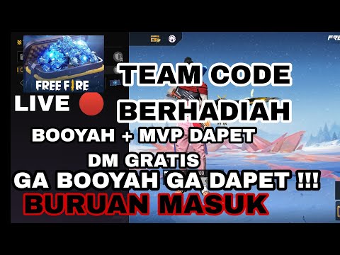 TEAM CODE BERHADIAH FREE FIRE