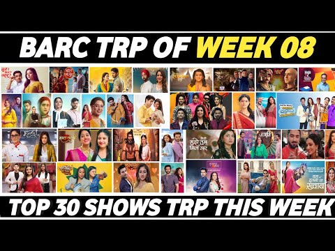 Barc Trp of the Week 08 (2025) : TOP 30 SHOWS of the Week  : Mannat, Mann Sundar, Gehna, Shiv Shakti