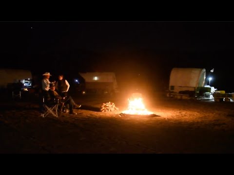 Rolling through the hottest place on earth with the Death Valley Wagon Train!