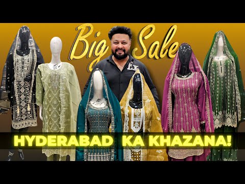 "🔥 MEGA SALE! Gorgeous Dailywear & Partywear Suits 🤩 | Must-See Hyderabad Khazana!"