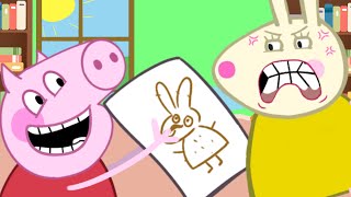 Peppa Pig at School - Peppa and Roblox Piggy Funny Animation