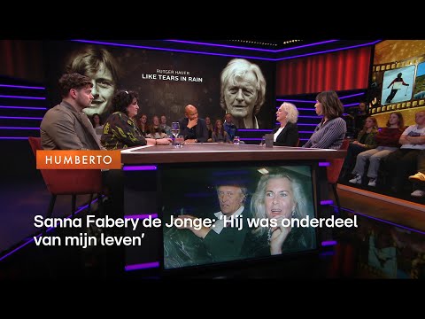 Sanna Fabery de Jonge maakte persoonlijke documentaire over acteur Rutger Hauer | HUMBERTO