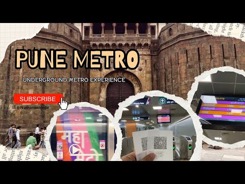 Pune Underground Maha Metro Experience 😍 #punecity #punemetro #explore